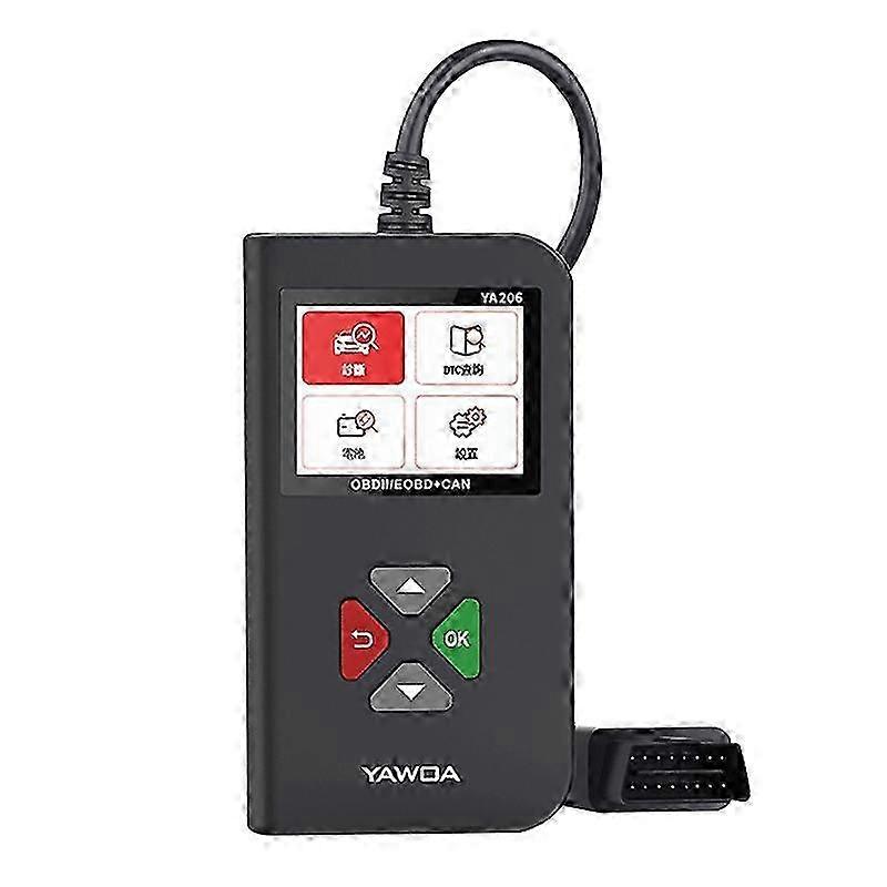 YA206 Car Code Reader OBD2 Fault Detector Diagnostic Tool 2025