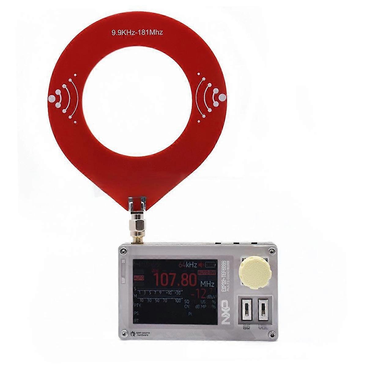 Mini TEF6686 Radio with Loop Antenna ESP32 Full Band