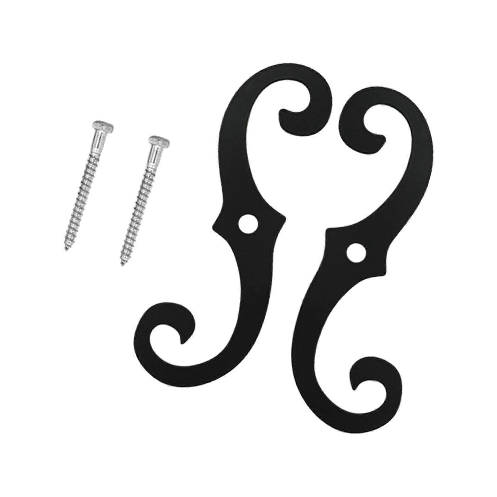 2Pieces Functional Shutter Dogs for Exterior Home Protective and Stylish Appearance Multicolor