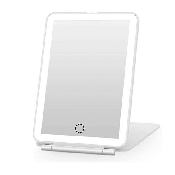 Rechargeable travel mirror with 72 LED lights