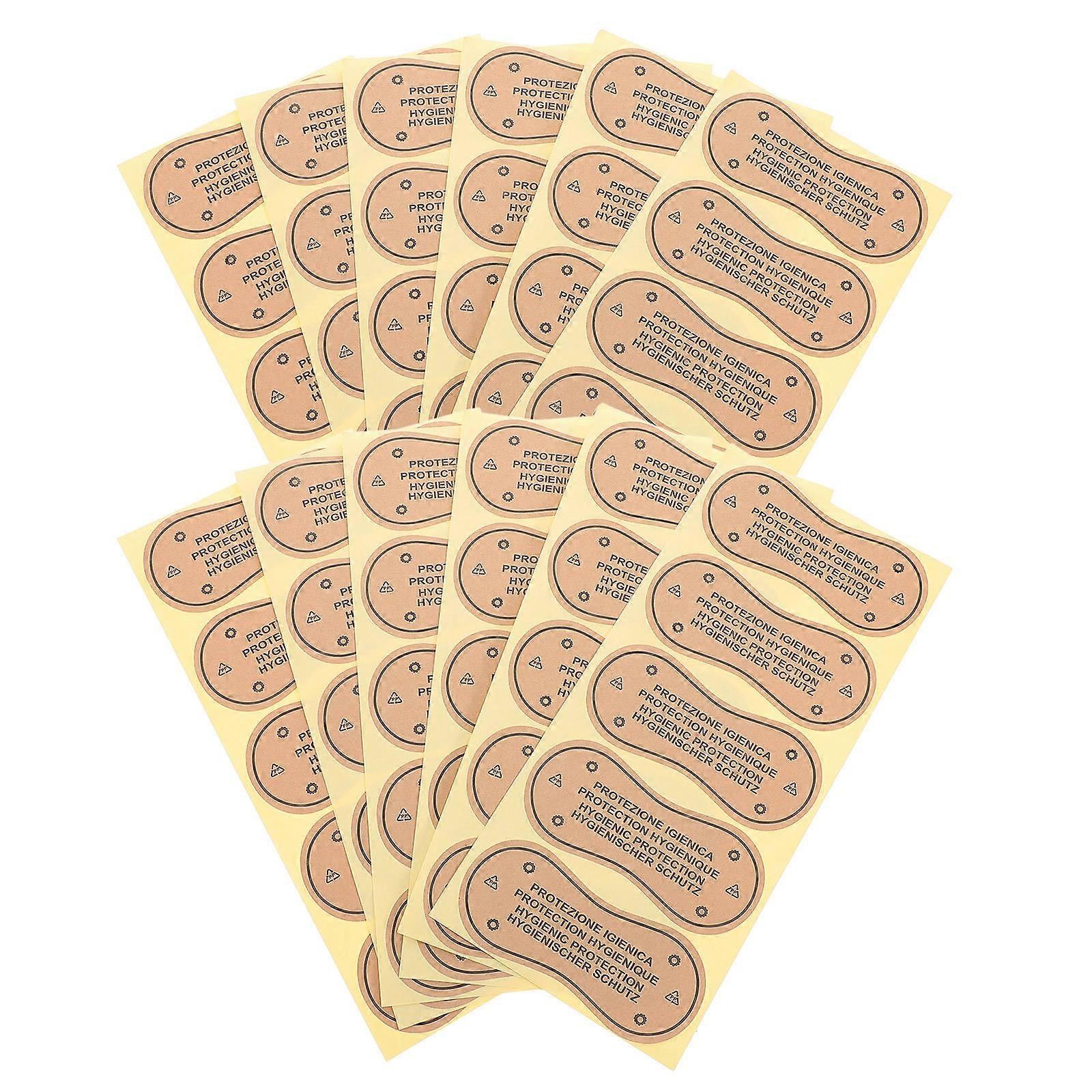 100Pcs Light Brown Adhesive Protective Stickers For Women Lingerie Daily Wear Comfortable Fit Underwear Liners