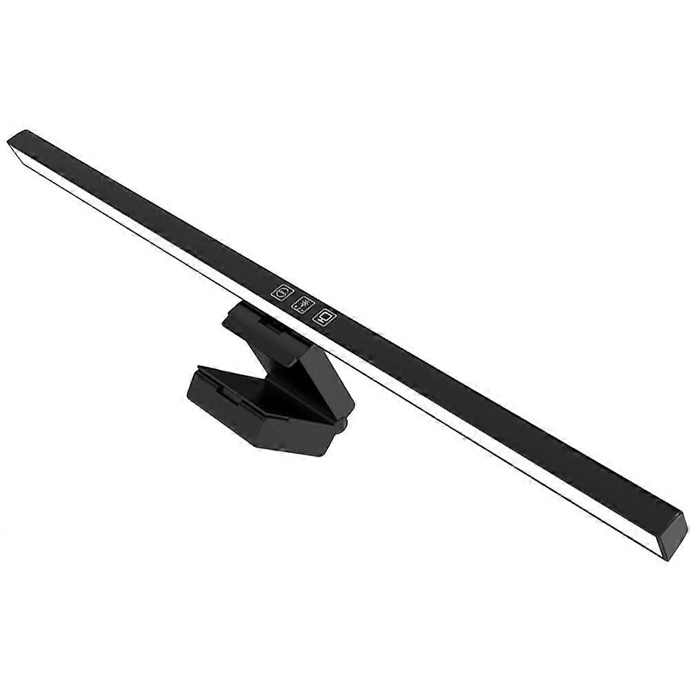 Monitor Lamp Bar for Computer Monitor Screen Black Abs Acrylic Metal Eye Protection 1Set