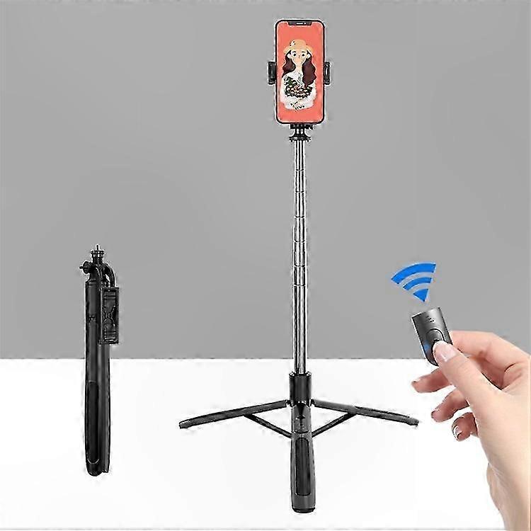 CYKE Q05 Selfie Stick Tripod 158cm Extendable Bluetooth Remote Floor Stand for Live Streaming Photography