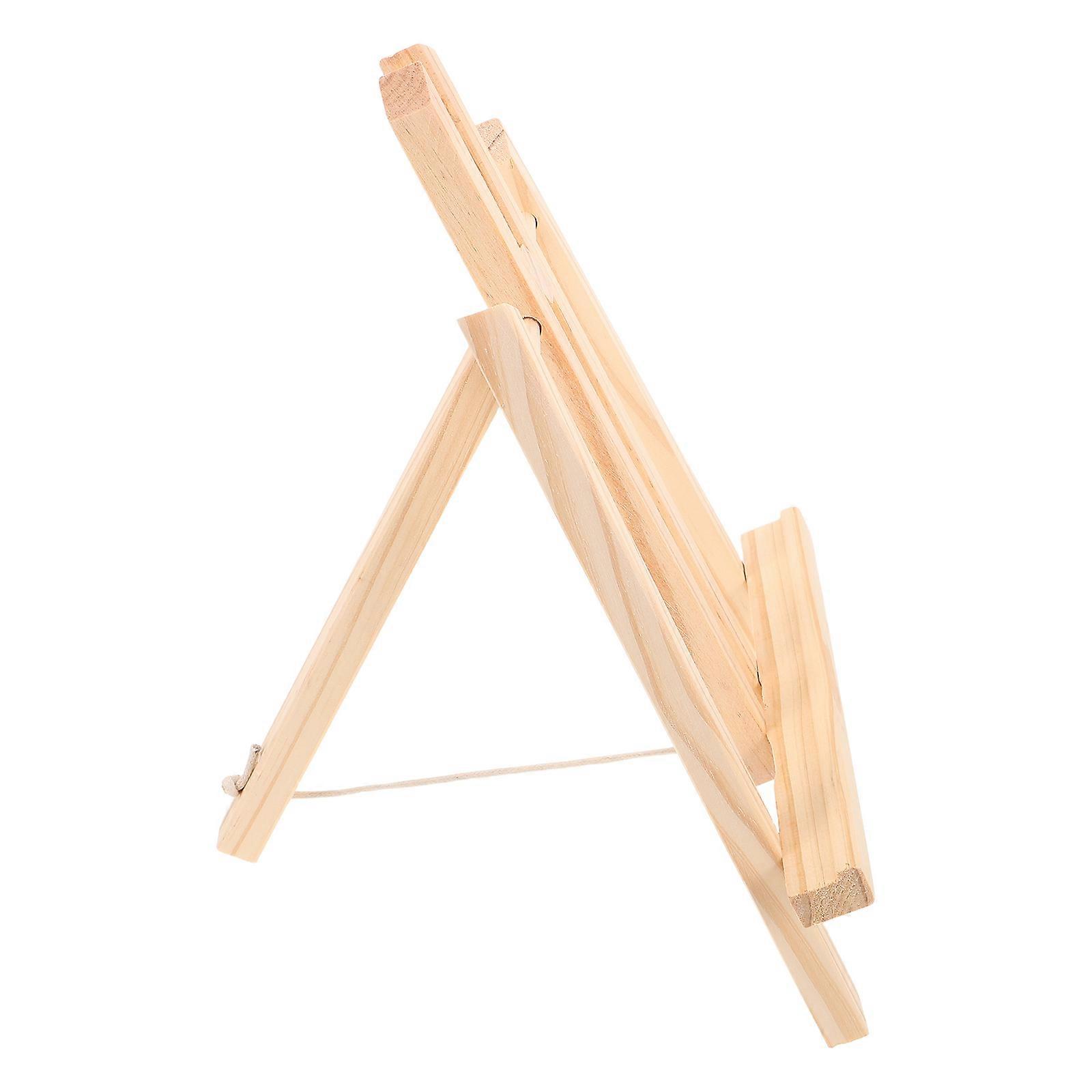 Small Easels for Display Tripod Easel Stand Wood Material Art Projects Workspace Enhancement 1Set