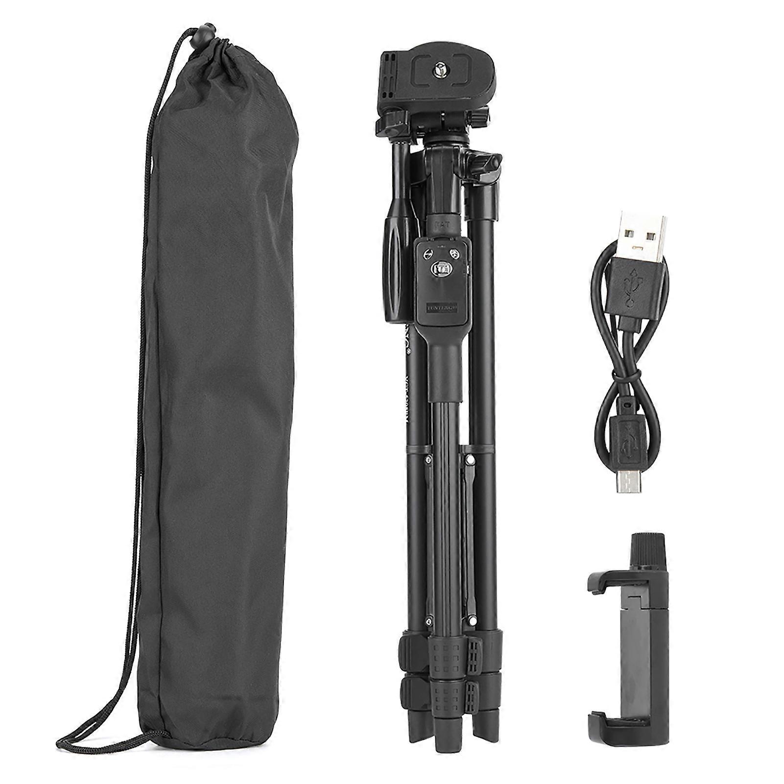 Perche à selfie extensible Yunteng 5208, trépied, télécommande sans fil pour appareil photo de téléphone