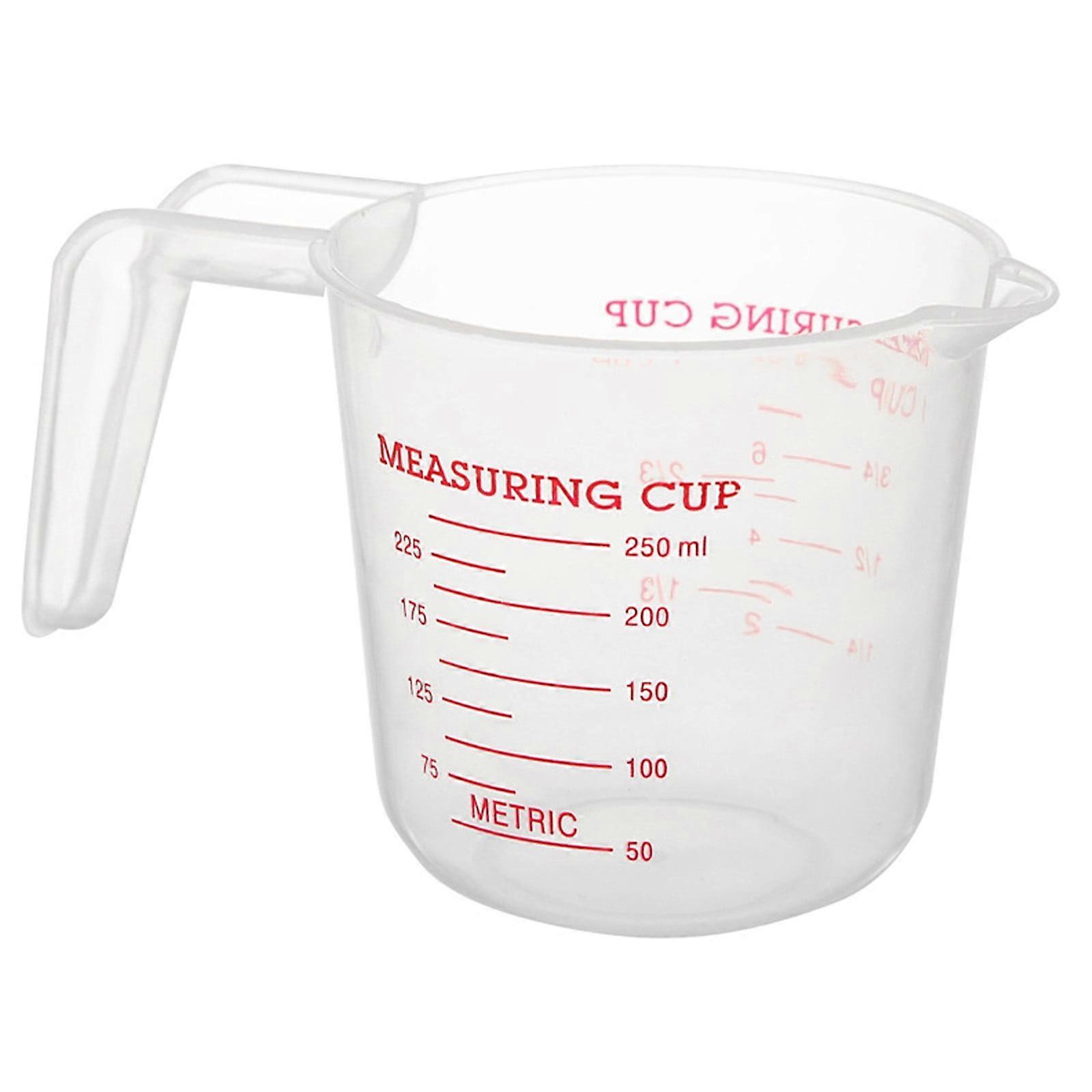 ZJDOAK BPA-Free Plastic Measuring Cups with Grip Handle, Stackable & Microwave/Dishwasher Safe