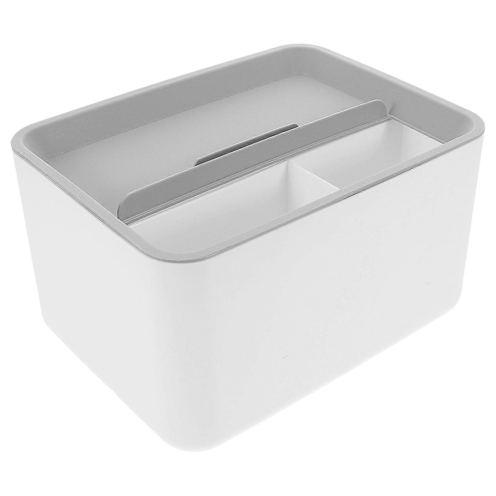 Home Tissue Holder Desktop Box for Storage Use 2Pcs Beige