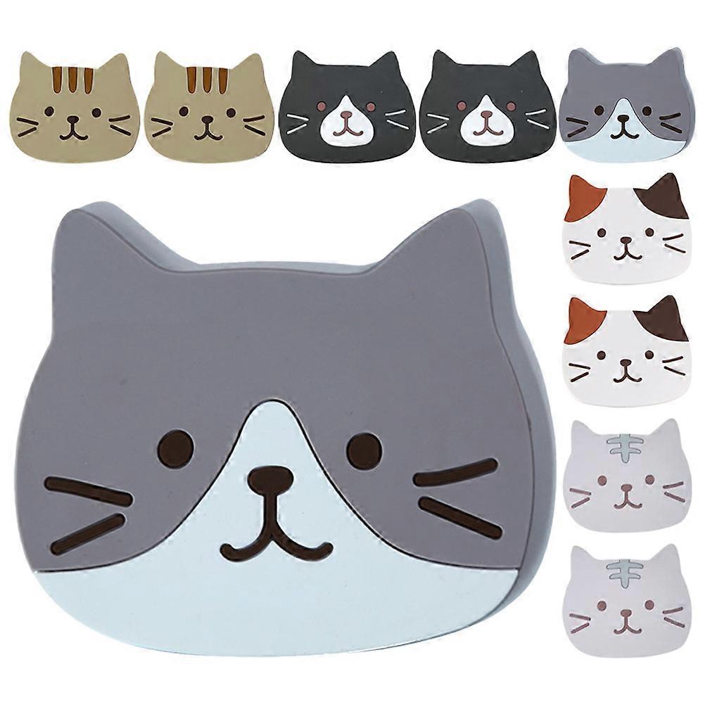 30 Pcs Reusable Heat-Resistant Cup Pads With Simple Design Anti-Slip For Home Restaurant Coffee Shop Assorted Color