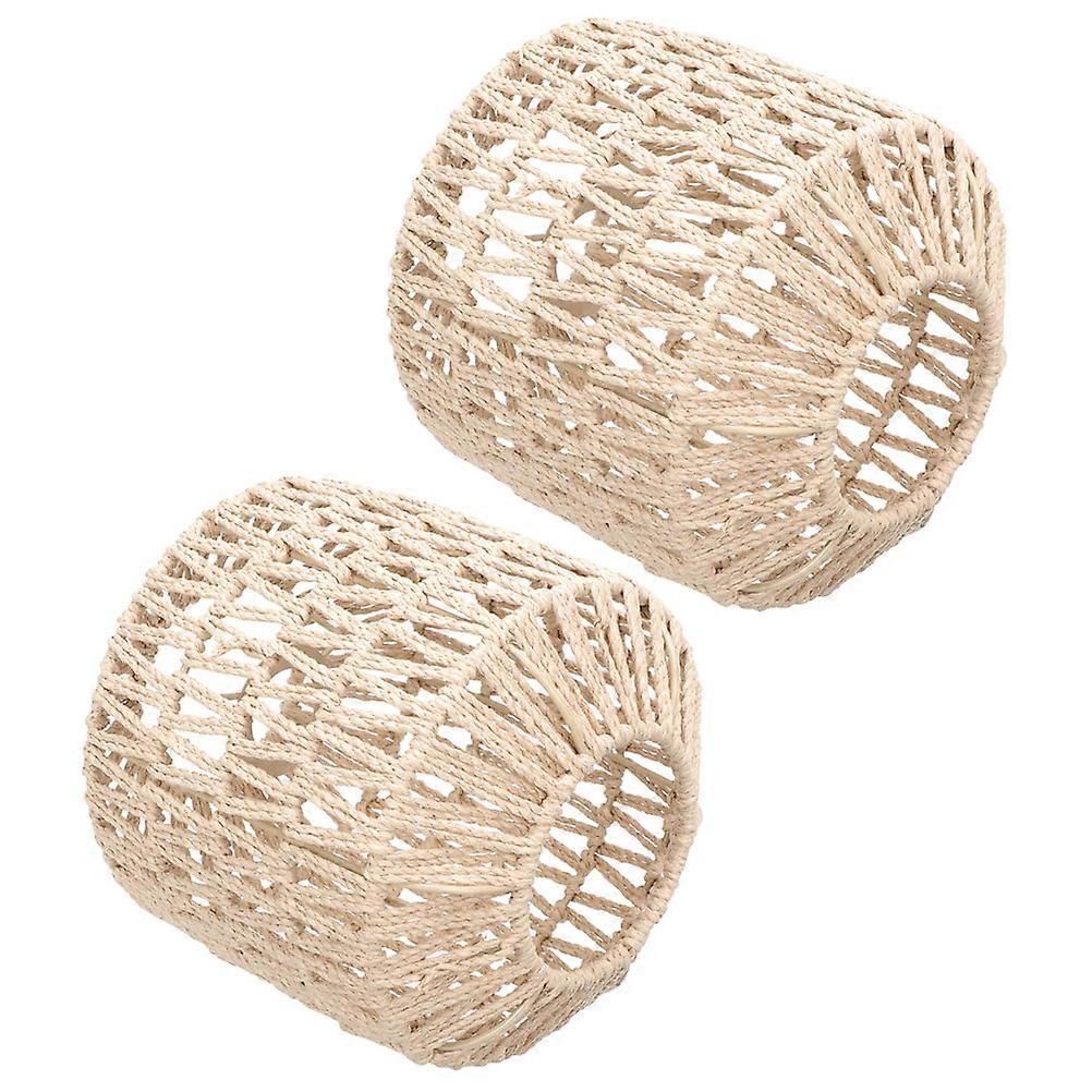 Vintage Paper Lamp Shade Cover For Ceiling Light Ideal For Café Bar And Club With Elegant Design Measuring 16X16.5CM 2Pcs