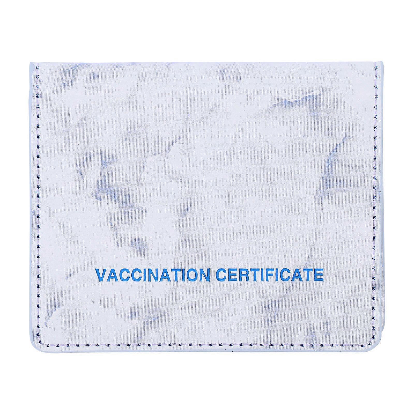 Certificate Holder PU Card Protector for Protection Use 3Pcs Blue