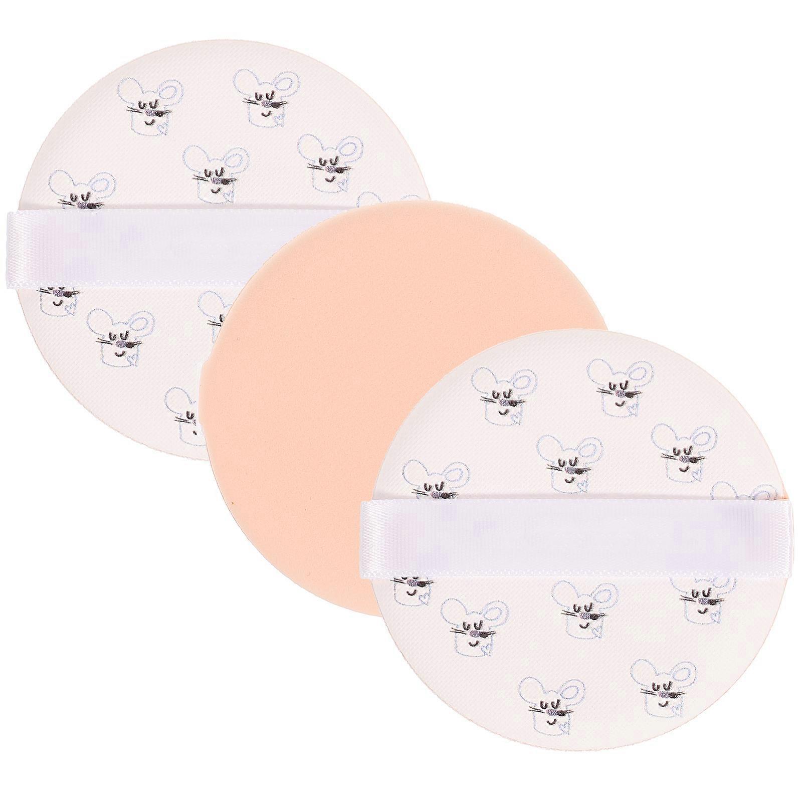 Makeup Powder 9Pcs Square Face Pads Suitable For Home Use Travel Easy To Clean Multi