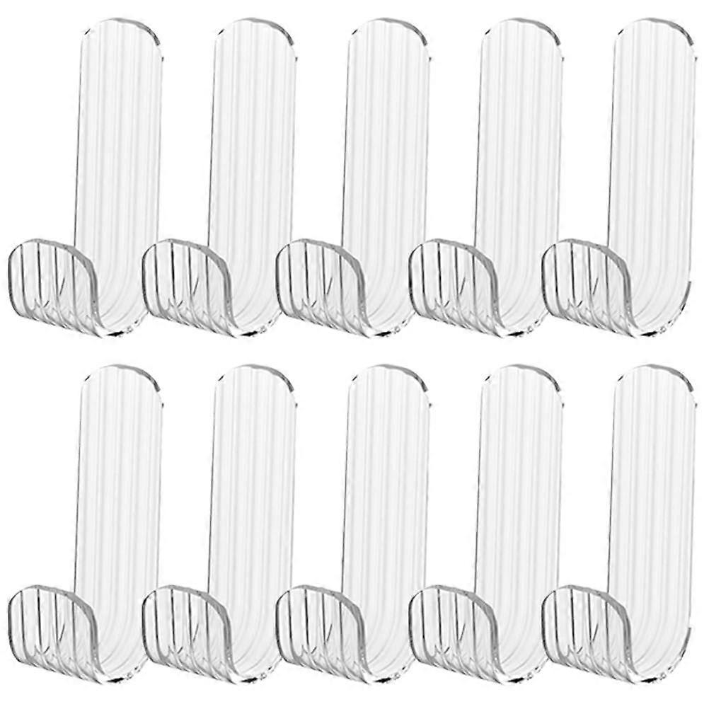 Transparent Acrylic Hanging Hook for Hanging 36Pcs Adhesive Kitchen and Towel Hooks