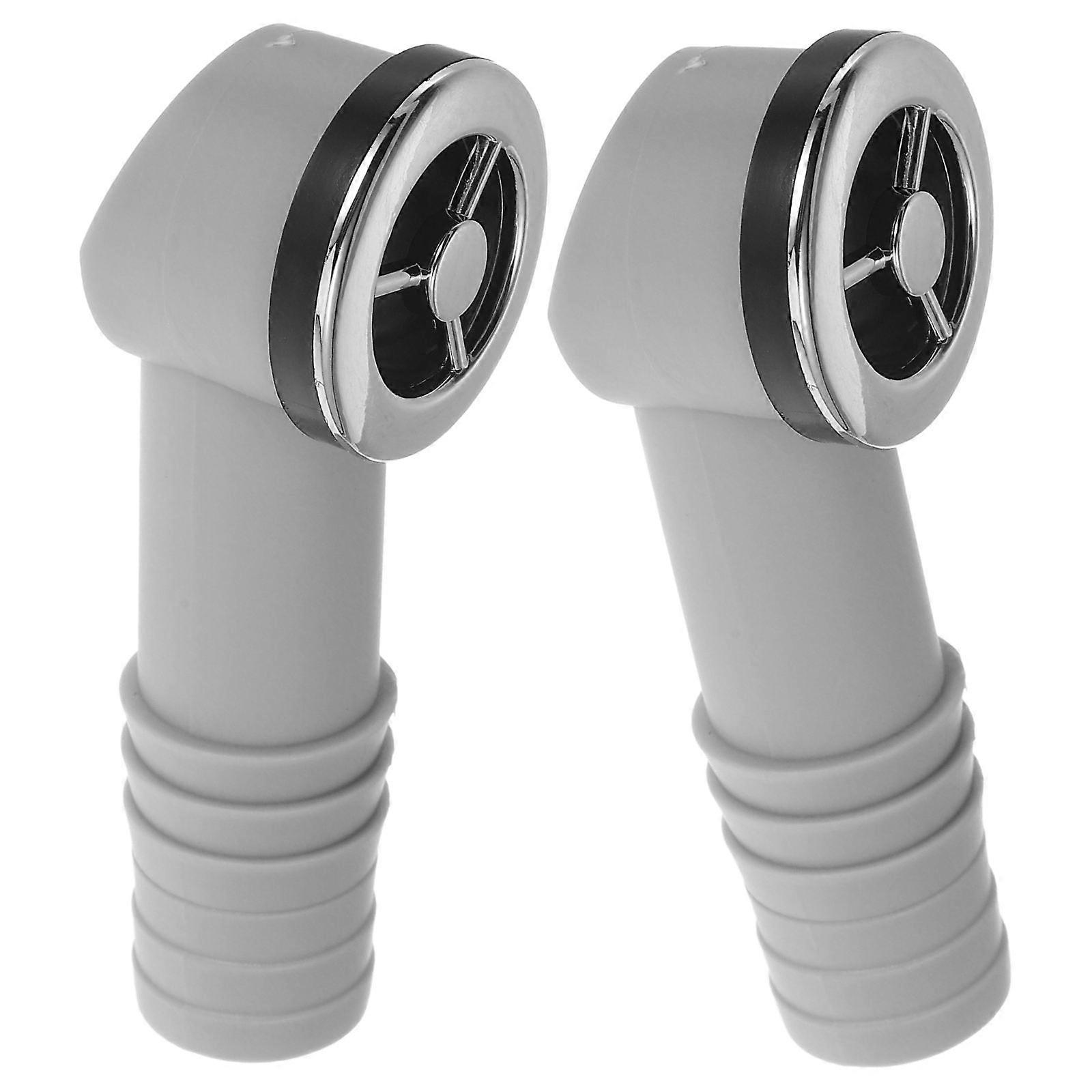 Basin Waste Kit Overflow Head for Washbasin White Pp Material to Prevent Water Overflow 2Pcs