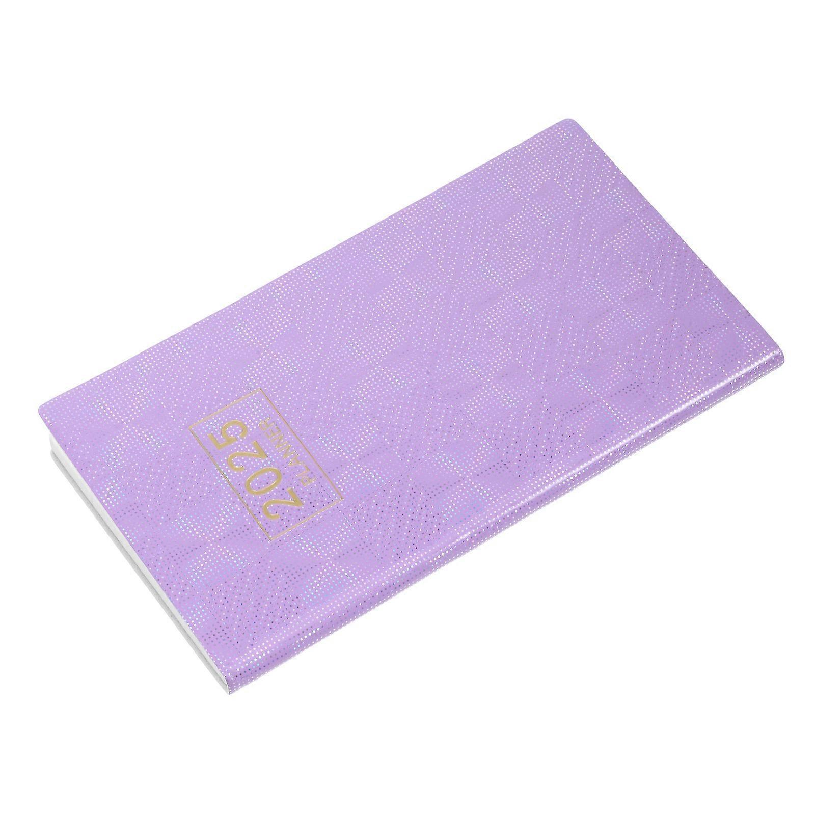 2025 Weekly Planner in Violet Hardcover for Office Use with 5Pcs Set