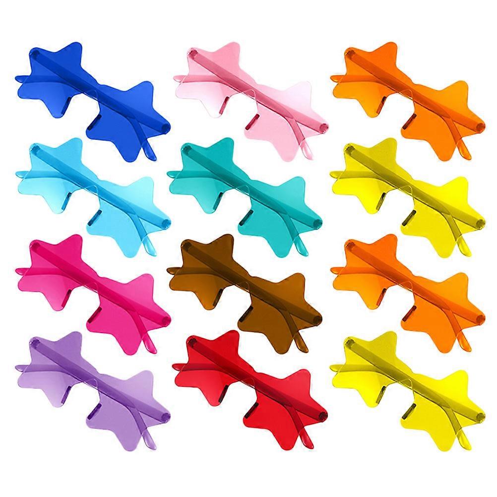 Trendy Star Shaped Rimless Sunglasses for Party Use 56Pcs Set