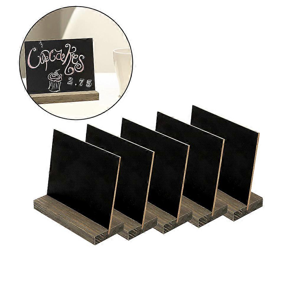 Wood Chalkboard Mini Message Boards for Decor Use 10Pcs Set