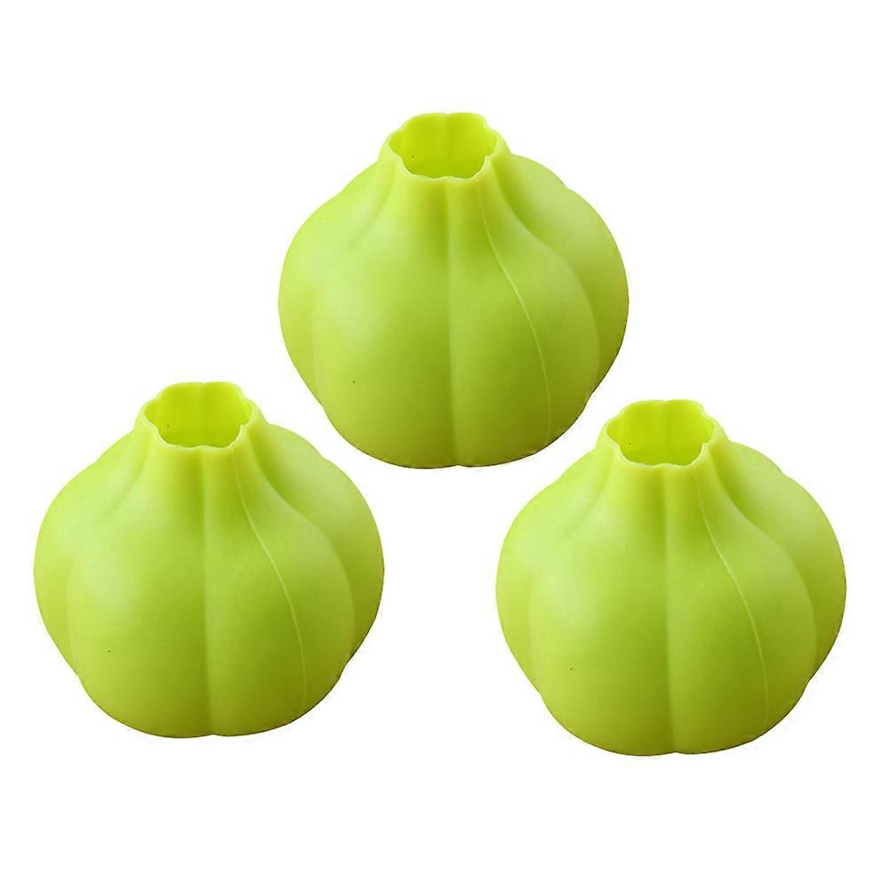 Garlic for Home Kitchen Use Multifunctional Tool 9Pcs Green Silicone