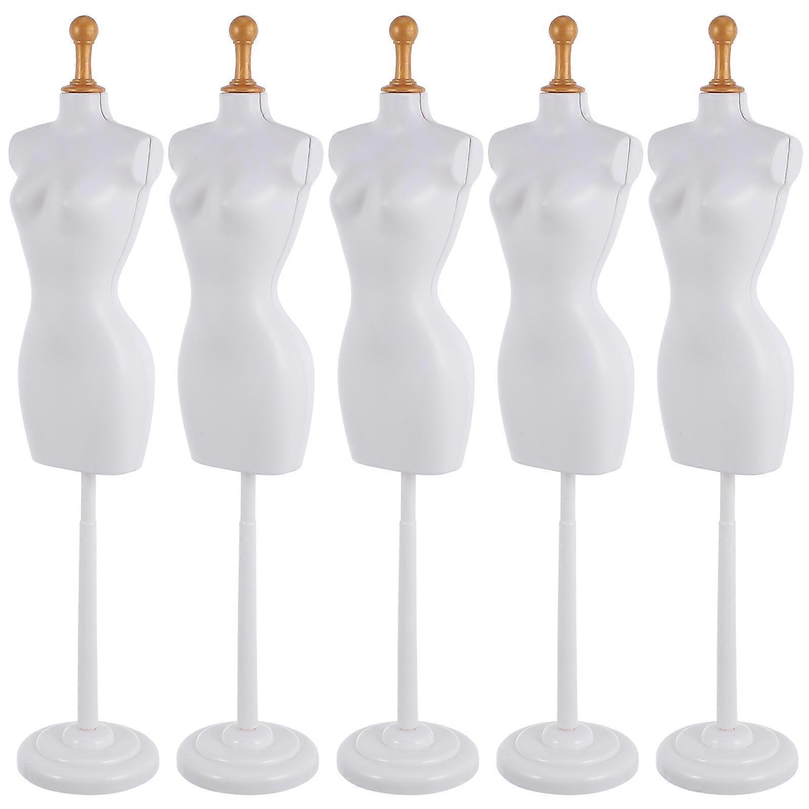 Plastic Doll Mannequin Torso Doll Clothes Display for Displaying 20Pcs
