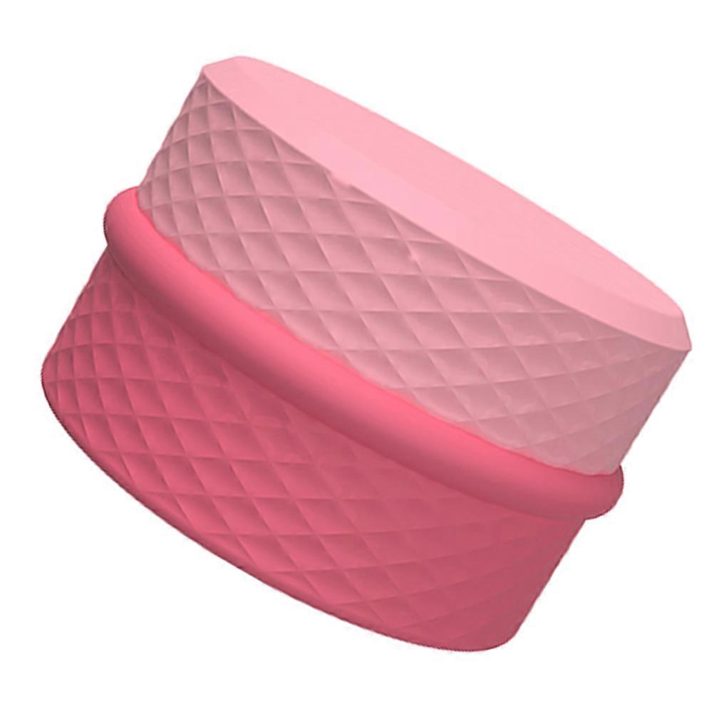 Multi-Function 3Pcs Silicone Travel Jar For Lip Balm And Creams 7X7cm Lightweight Refillable Design Ideal For On-The-Go Storage