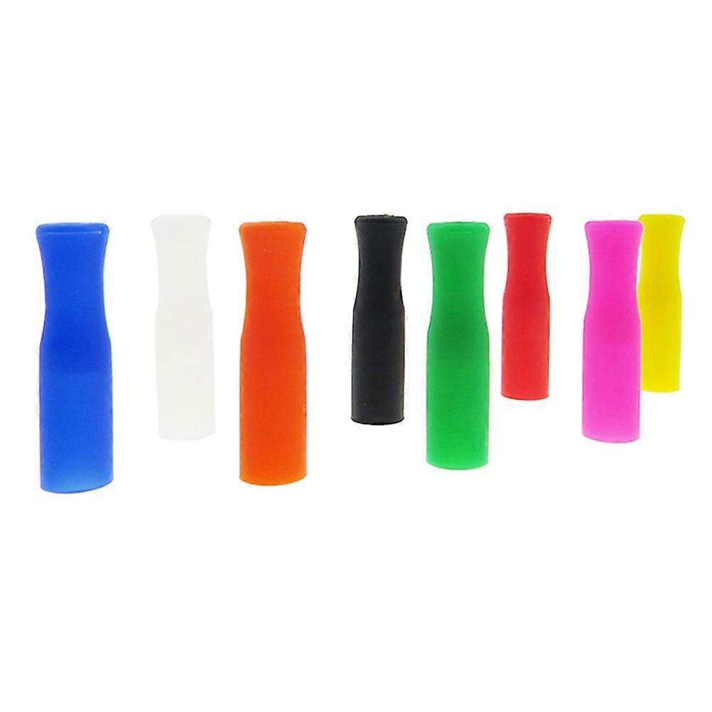 Practical Silicone Straws Tips Covers For Straws 8Mm Inner Diameter Cold-Resistant 100Pcs