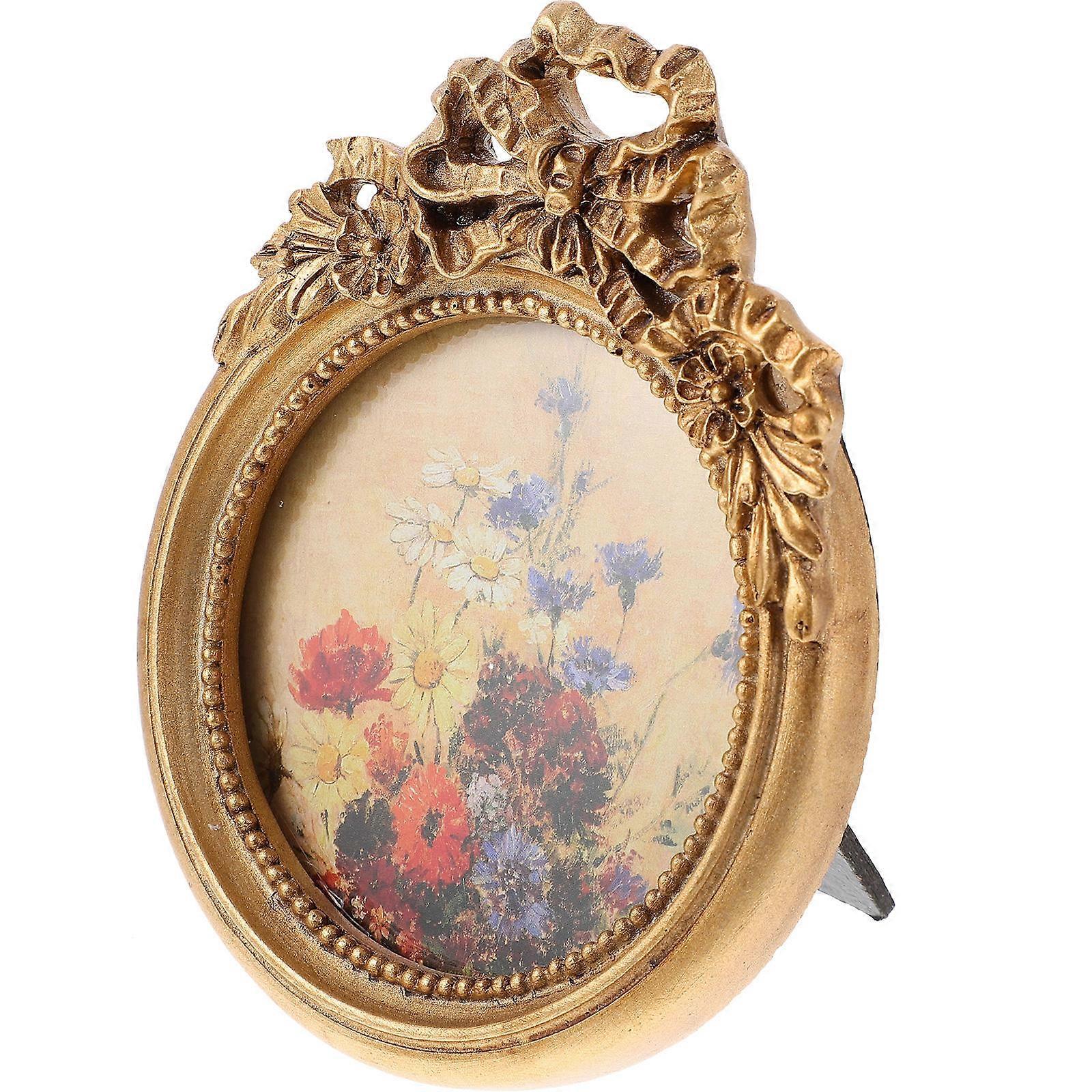 European Style Tiny Picture Frame 5Pcs Suitable For Home Decor Enthusiasts With Rectangular Shape Delicate Design