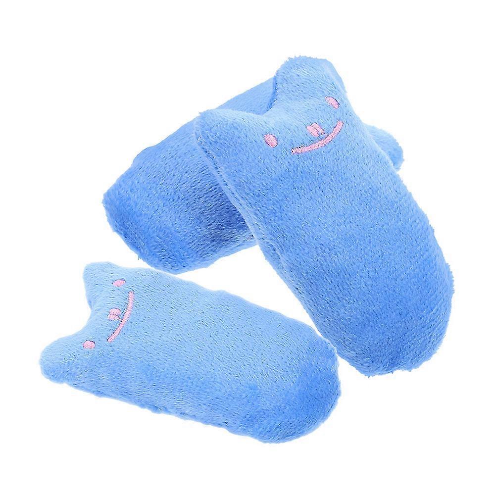 Stuffed Catnip Toy For Pet Cats Interactive Play Plush Material 12Pcs