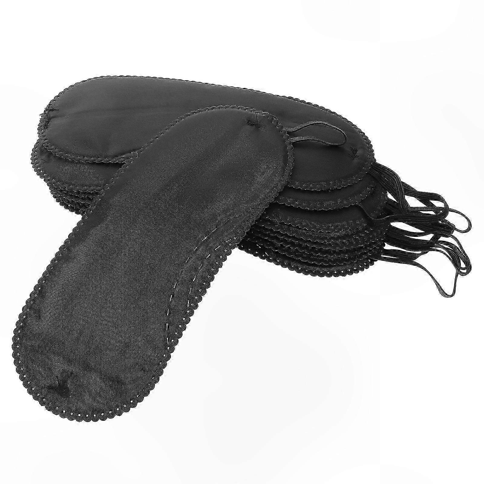 Soft Comfortable Blindfolds for Parties & Games, Adjustable Fit for All Head Sizes, 12 Pack Multi-Use Eye Covers
