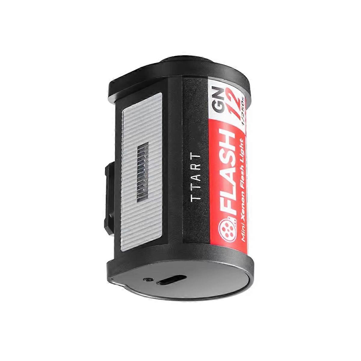 M01 Camera Flash on-Camera Flash GN12 5600K 4-Adjustment Power Compatible with Hot Shoe for Camera