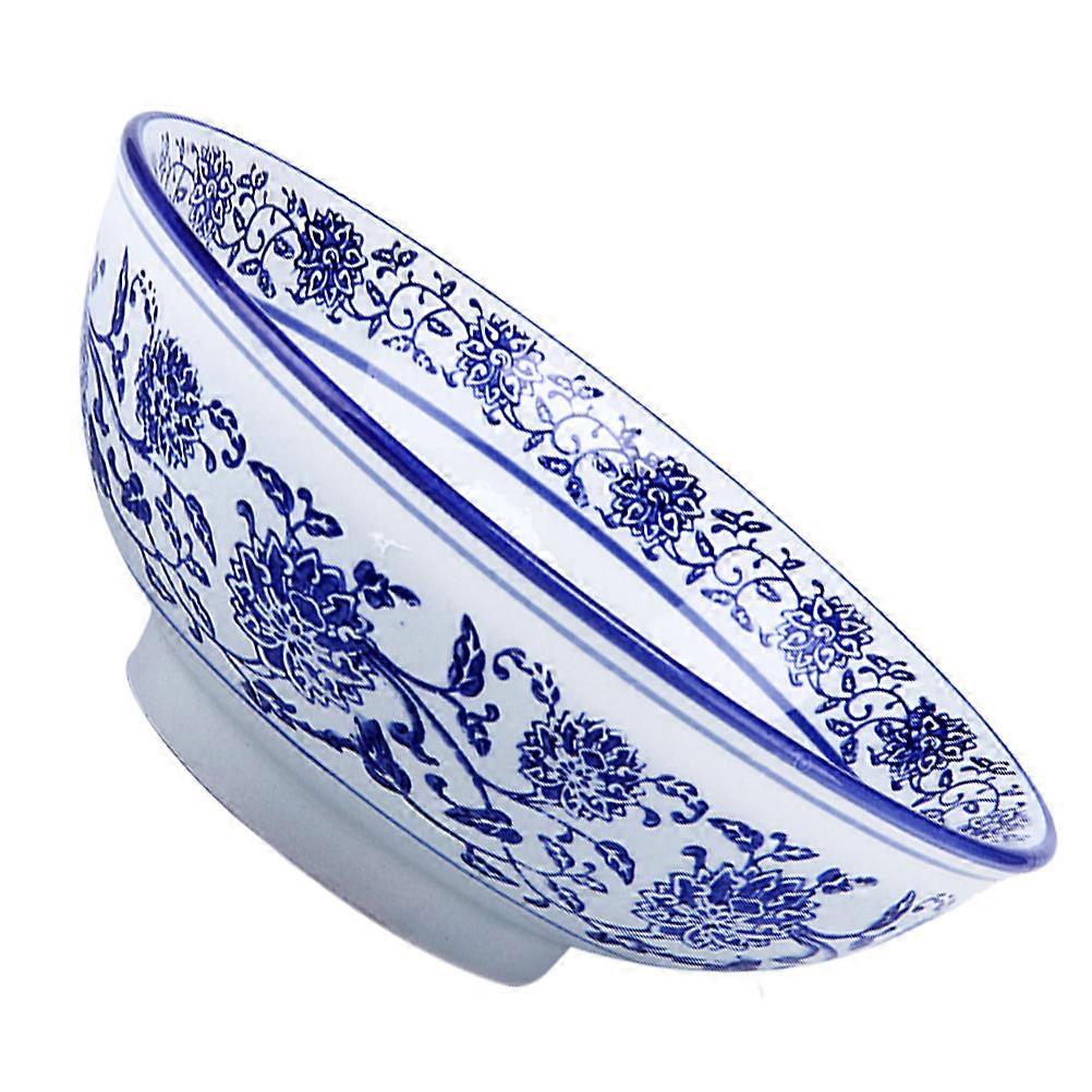 Kitchen Supply Noodle Bowl Soup Serving 2Pcs Blue Bowls
