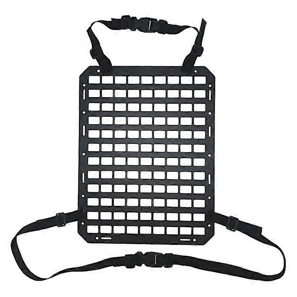 For Car Rigid Seat Back Organizer Molle Panel Storage