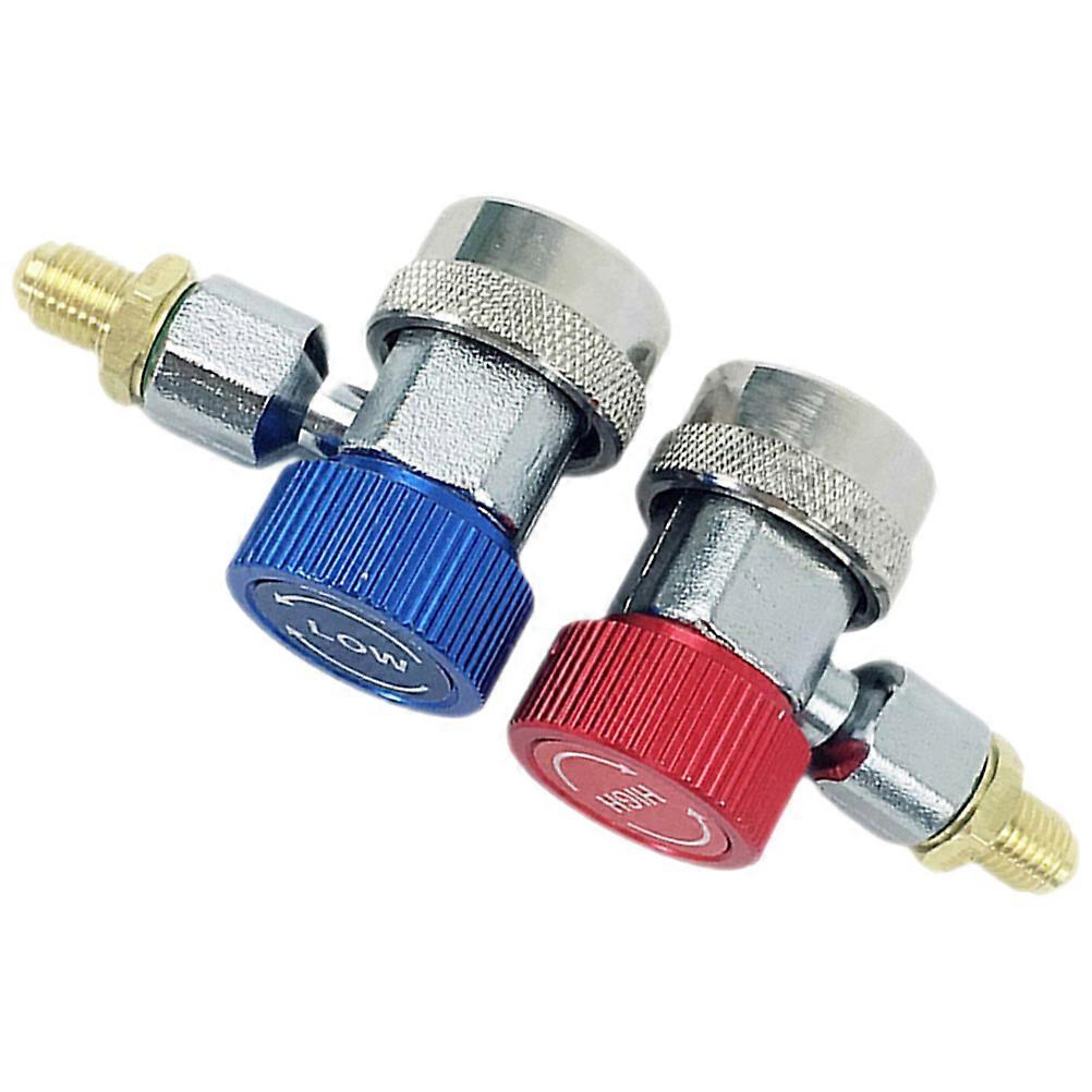 Metal Refrigerant Adapter for Refrigerant Connector 4Pcs Included