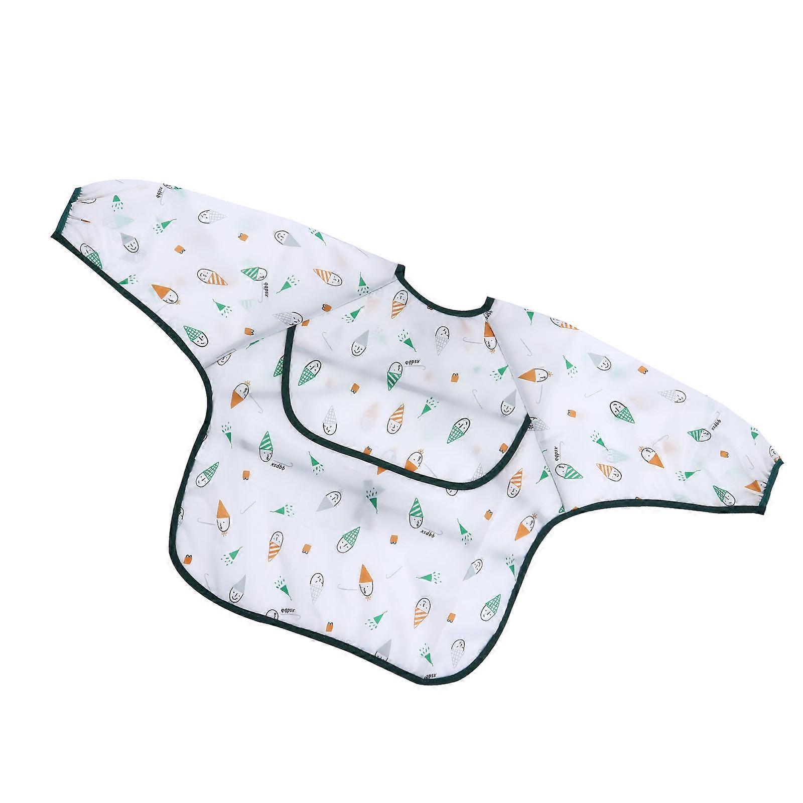 Cartoon Pattern Baby Overclothes Waterproof Bib for Feeding