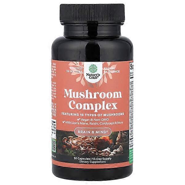 Nature's Craft, Mushroom Complex, 30 Capsules