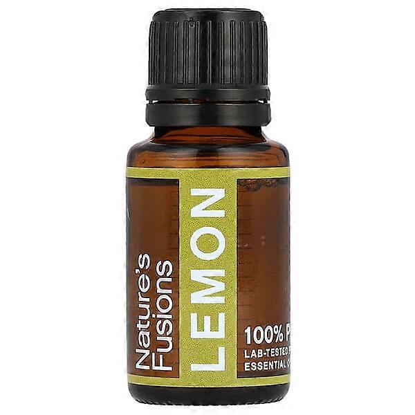 Nature's Fusions, 100% Pure Essential Oil, Lemon , 15 ml