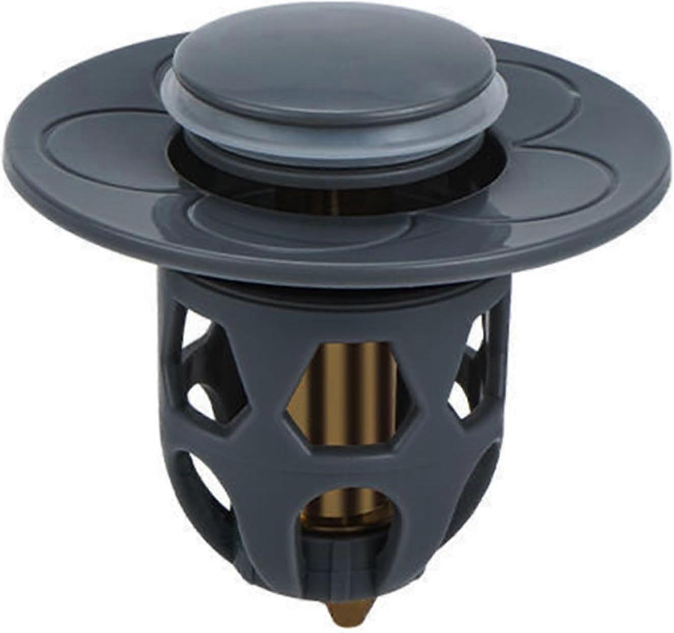 Popup Sink Plug Drain Strainer Drain Fitting Plug for Countertop Sinks with