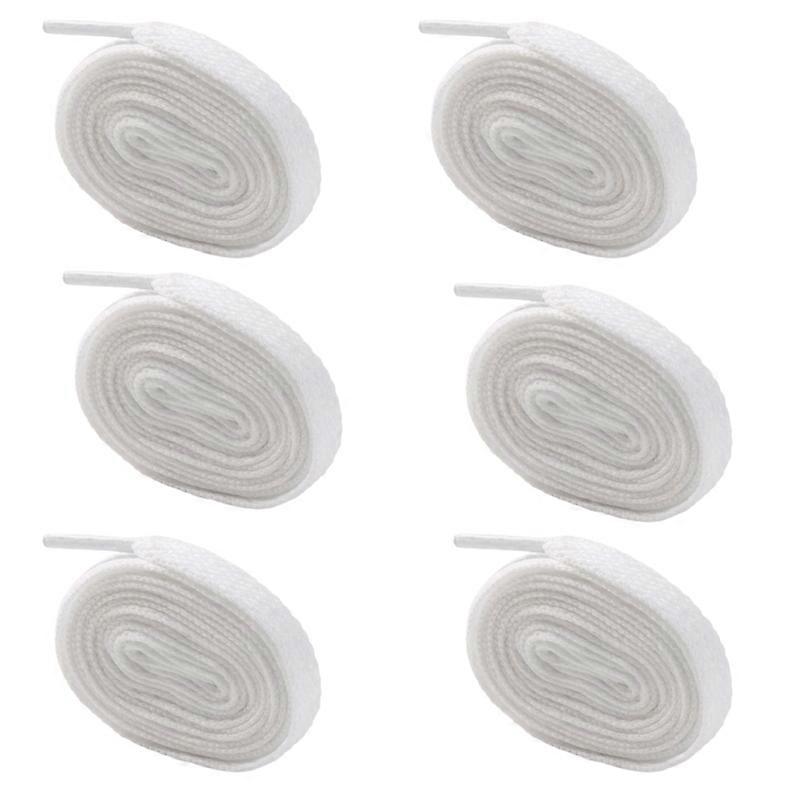INF Flat Polyester Shoelaces, 4 pairs