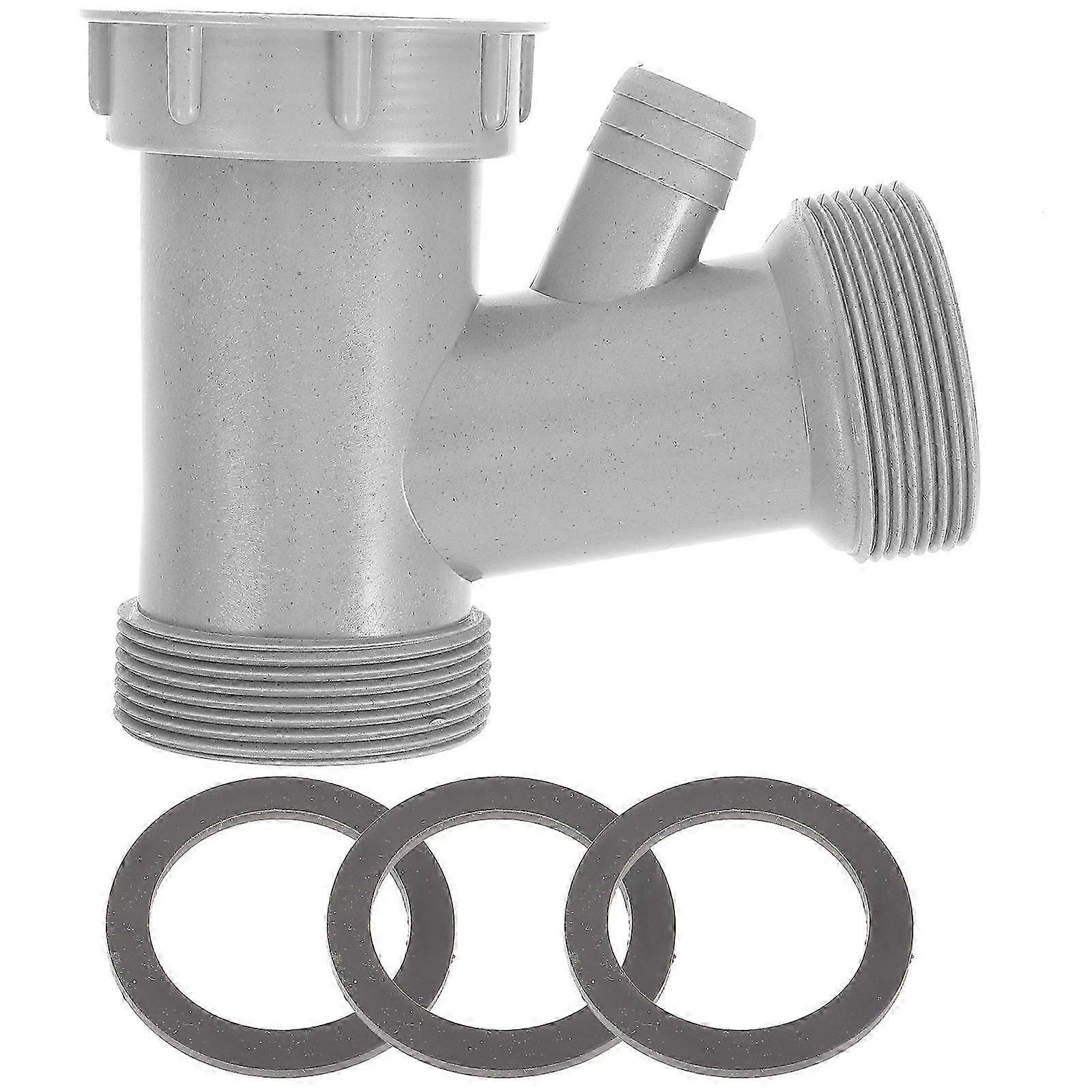 Sink Drainpipe Adapter 4-way Kitchen Branch Connector Extension Coupling Adapter