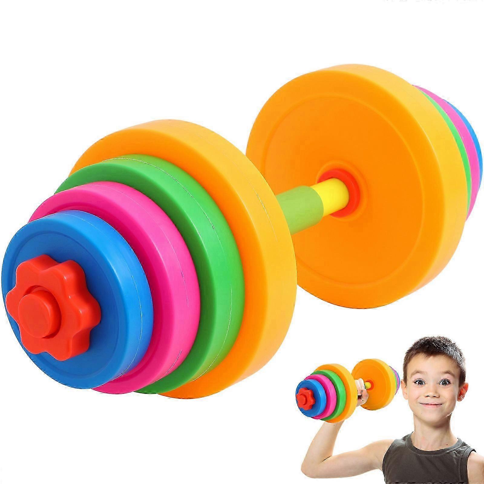 Toy Weights For Kids Dumbbell Adjustable Weight Parent-Child Interaction Home Use 46.00X4.00X4.00CM Multi 1Set
