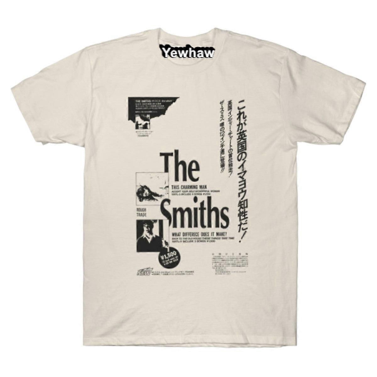 Camiseta vintage com pôster japonês dos Smiths