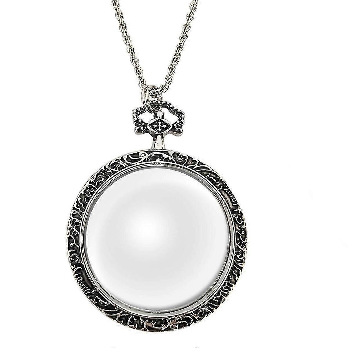 10x lupa náhrdelník lupa náhrdelník přívěsek optická lupa s řetízkem náhrdelník pro!zz42