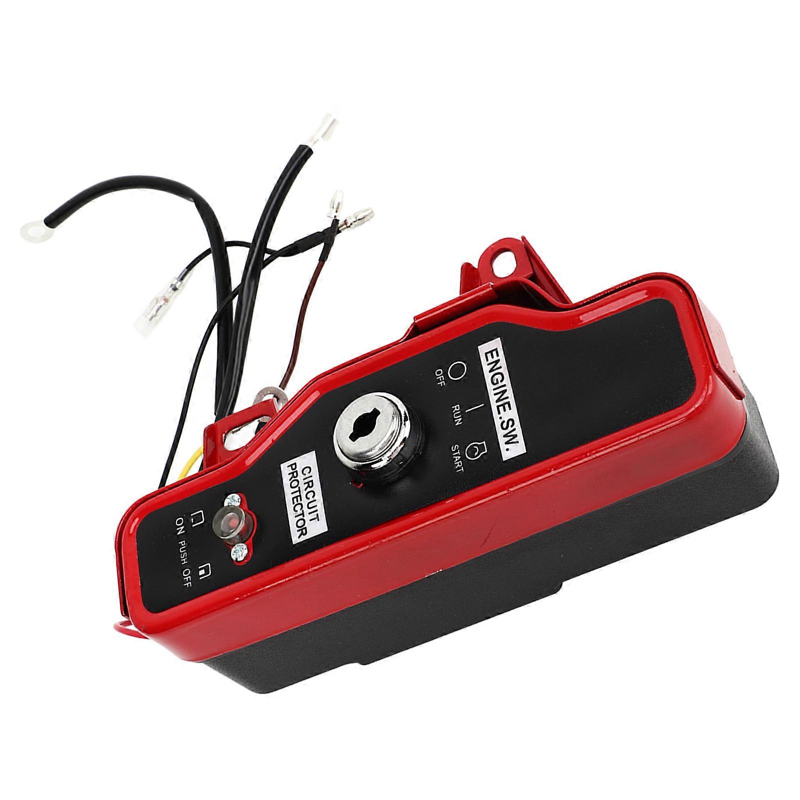 Boîte de commutation de clé d’allumage de panneau de commande de clé externe pour ensemble de boîte de commande de moteur à essence GX160 2-3KW 