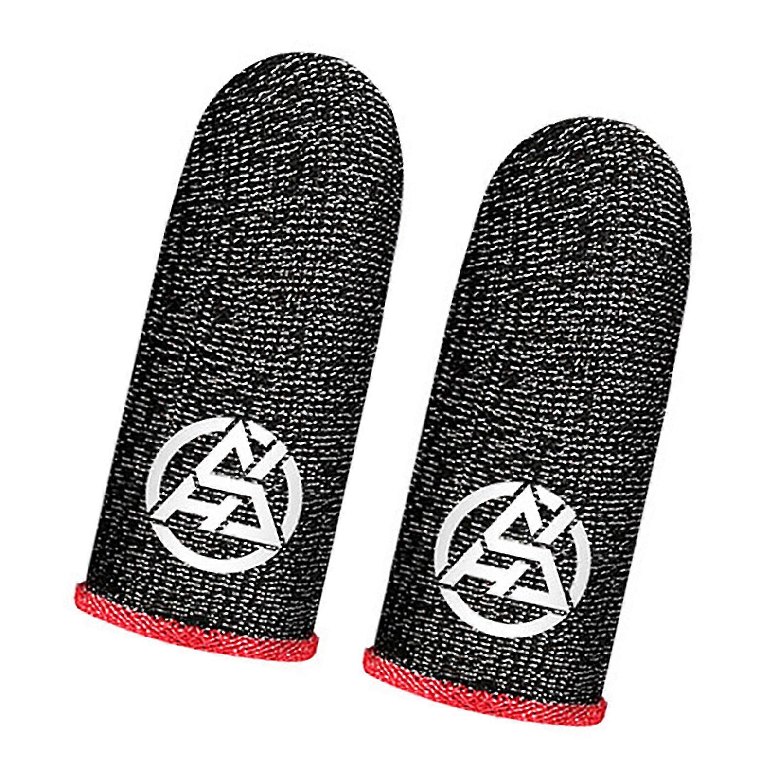 Ergonomic Glowing Finger Sleeves Conductive Fiber Construction Delivers Precise Touch Display Operation For Action Game Multicolor