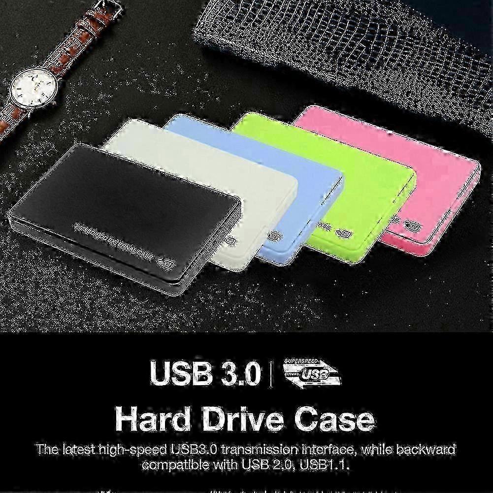 2.5 inch USB3.0 Hard Disk Box Enclosure 5Gbps SATA HDD SSD Mobile External Case for Notebook Desktop PC (Not Inclube Hard Disk)