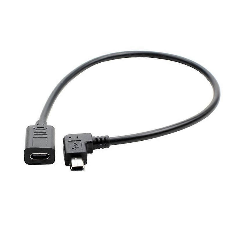 1PC USB C hun til mini han adapter type C til USB A forlængerkabel