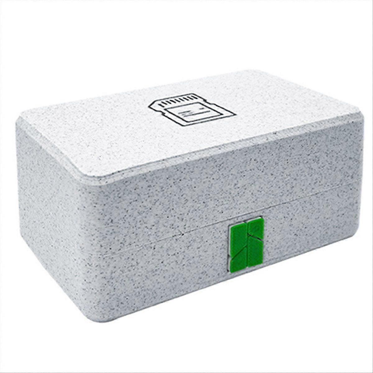 Card Case Waterproof Memory Card Storage Box with Capacity Shock Design Portable Holder