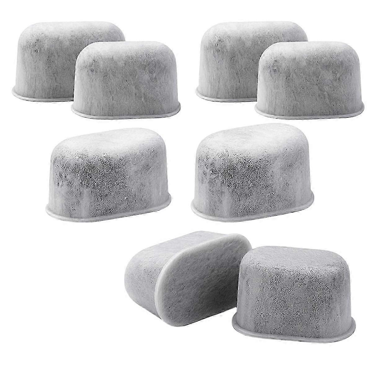 charcoal water filter inserts for luxe cafe es601 8pack