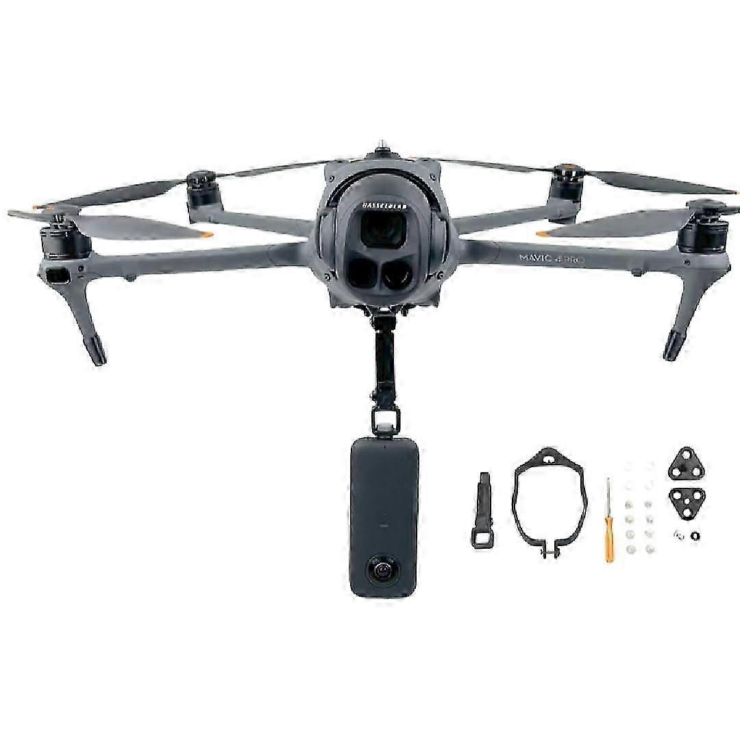 DJI Mavic 4 Pro 用延長ブラケット、パノラマ カメラ アクション カメラ マウント、2/1 ネジ アダプター付き 1in1 ドローン アクセサリ。