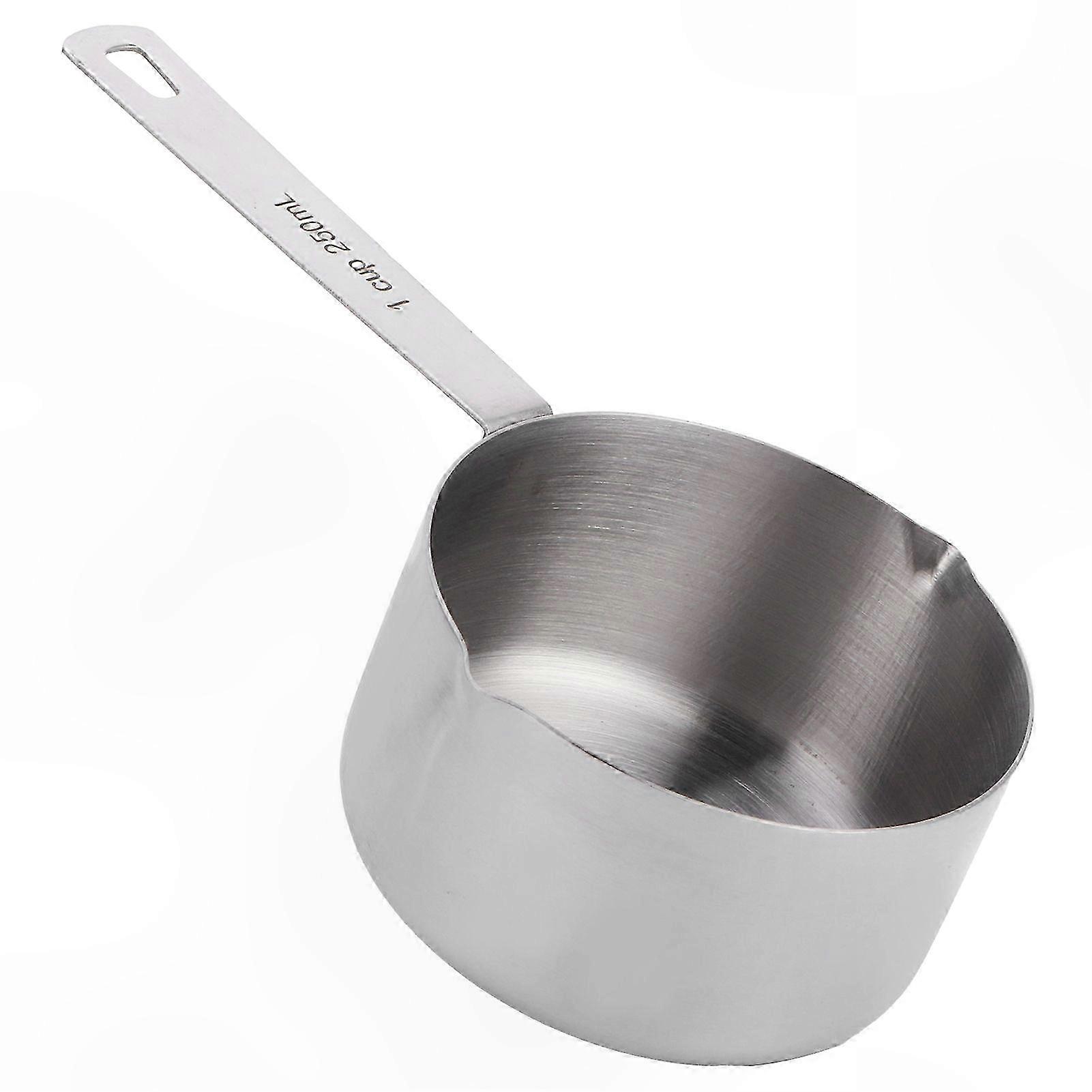 Stainless Steel Measuring Spoon with Scale Markings for Baking and Cooking 250ml Capacity