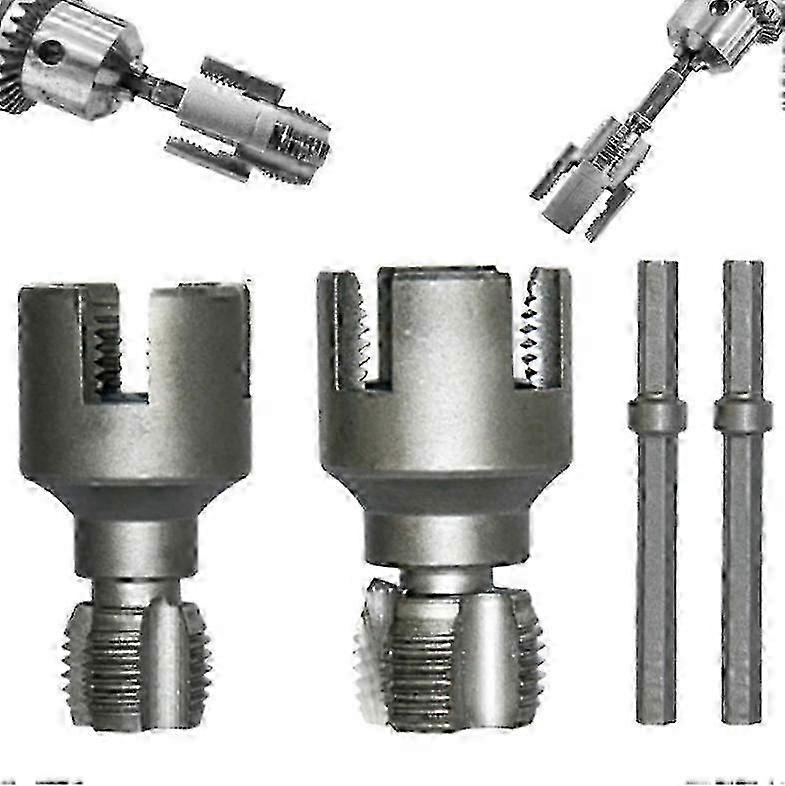 Versatile Pipe Tool with Threader, Cutter, and Screw Extractor for Effortless Removal and Secure Grip Functionality1/2 SZRH