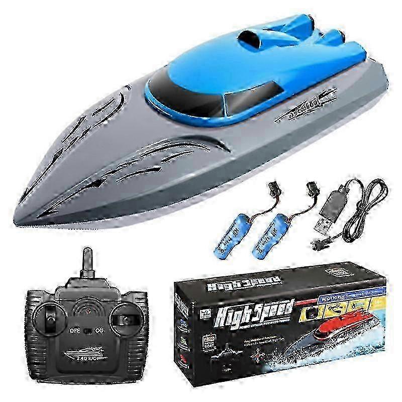 Remote Control Boat for Pools and Lakes, Fast RC Boats for Adults and Kids with 18+ mph Speed, 2.4GHZ Remote Control, and Rechargeable Boat Batte TOP